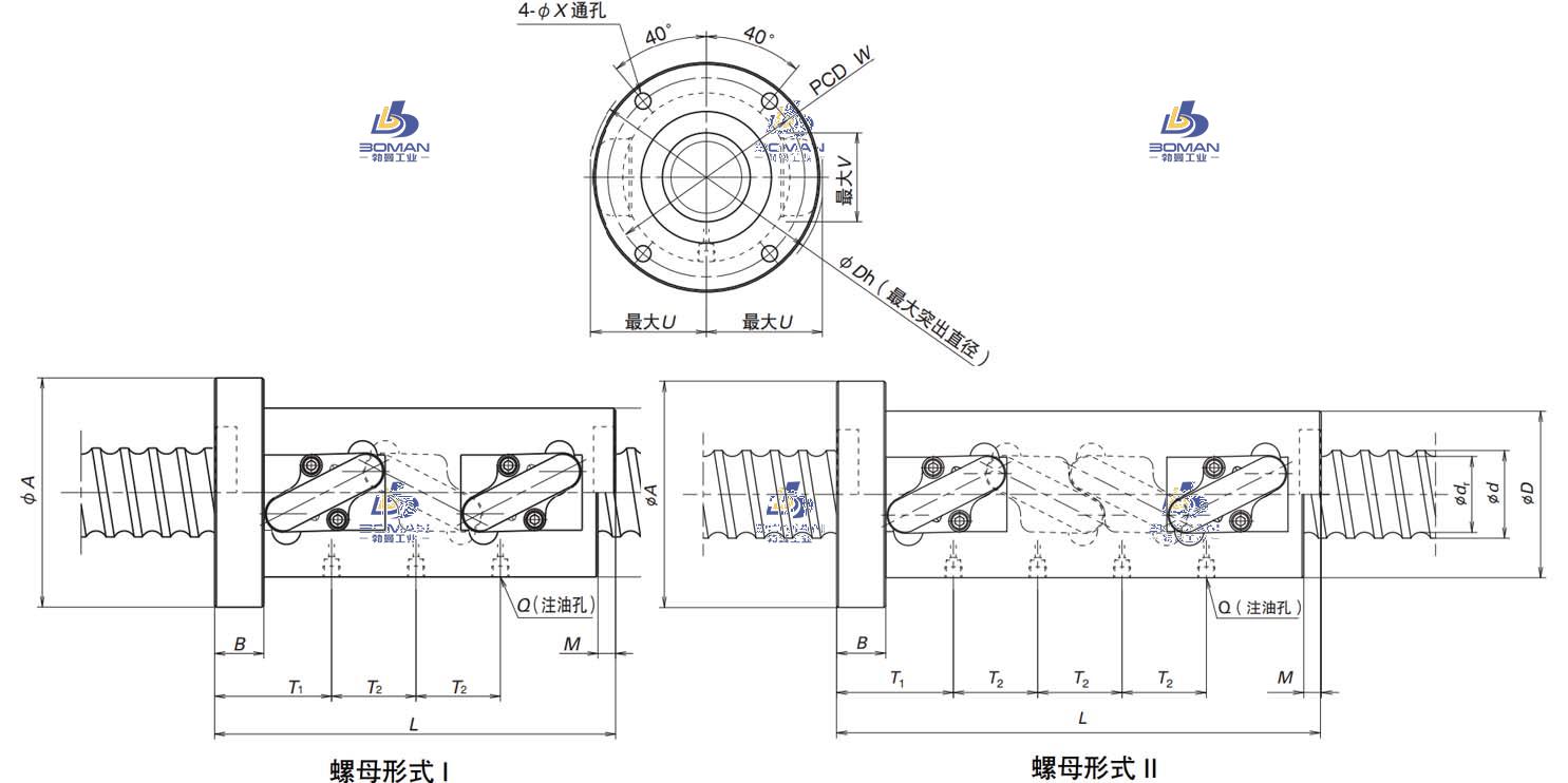 HTF-SRC8016-10.5-HTF-SRC滚珠丝杠